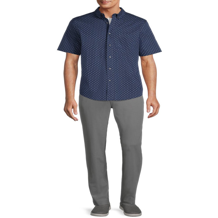 George Men’S Poplin Shirt with Short Sleeves