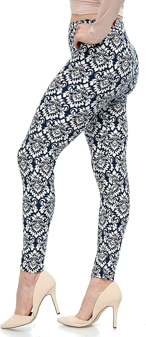 | Lush Moda | Women’S Extra Soft Leggings | Variety of Prints | One Size