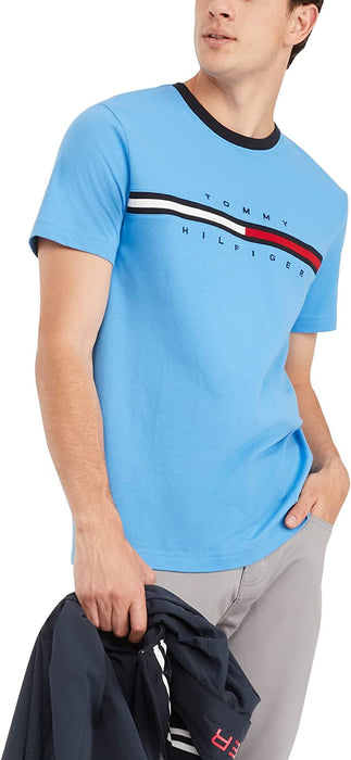 Men'S Short Sleeve Signature Stripe Graphic T-Shirt