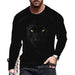 ⭐T-Shirt Men Novelty Black Long Sleeve Fashion Ultra Soft Streetwear T Shirt Tee