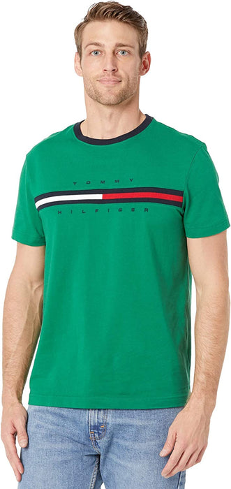 Men'S Short Sleeve Signature Stripe Graphic T-Shirt