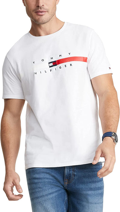 Men'S Short Sleeve Signature Stripe Graphic T-Shirt