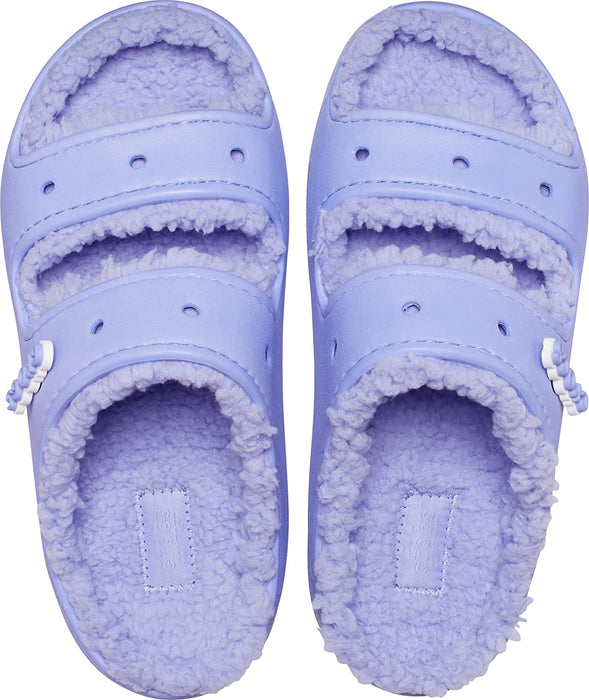 Unisex-Adult Classic Cozzzy Platform Sandals | Fuzzy Slippers Slide