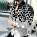 Fashion Mens Shirts Tops Long Sleeve Casual Button down Shirt Party T Dress NEW