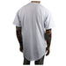 Mens Heavy T-Shirt BIG & TALL Long Extended Casual Basic Crew Neck Fashion S-5X