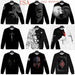 ⭐T-Shirt Men Novelty Black Long Sleeve Fashion Ultra Soft Streetwear T Shirt Tee