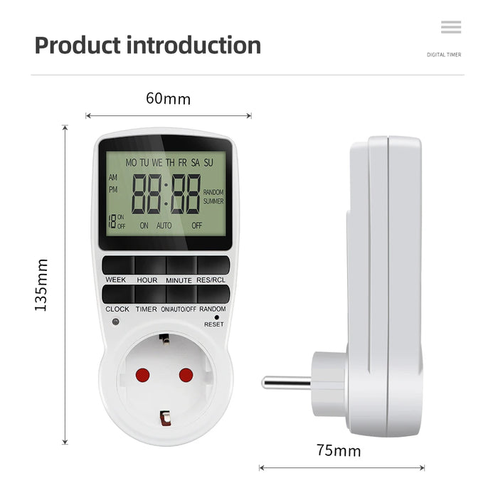 Electronic Digital Timer Switch