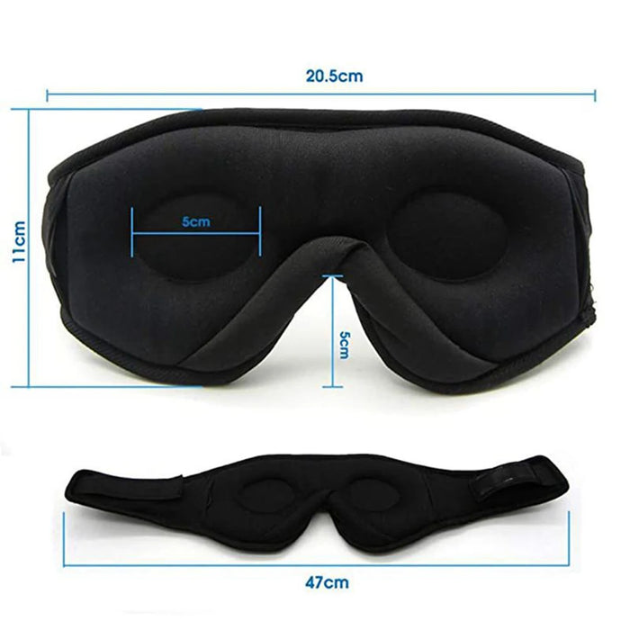 3D Eye Mask Music Play Sleeping Headphones