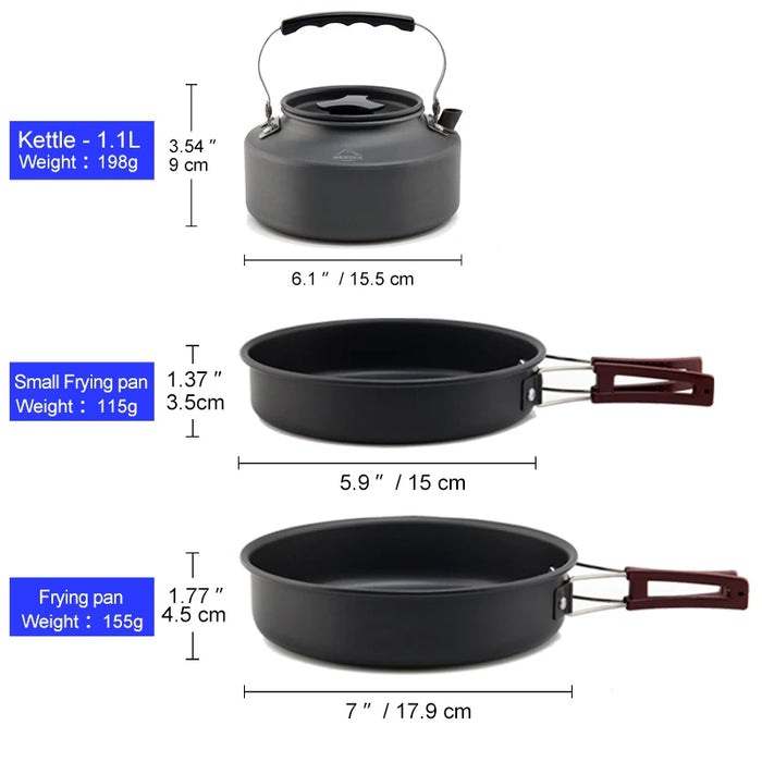 Portable Camping Cookware Set