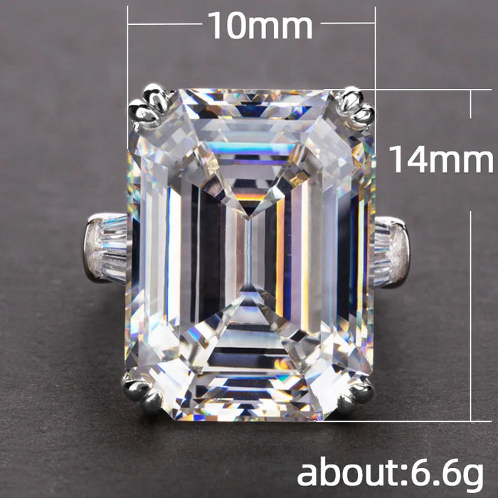 Luxury CZ Wedding Engagement Ring