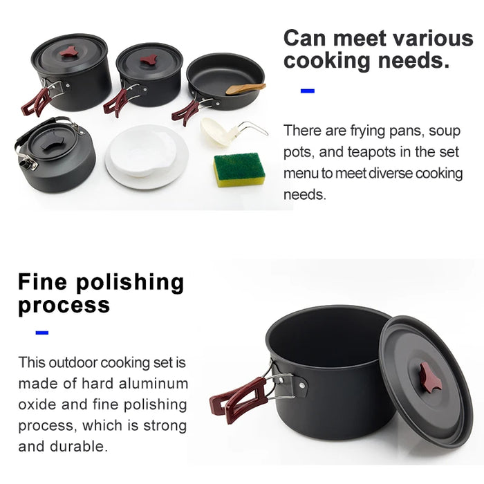 Portable Camping Cookware Set