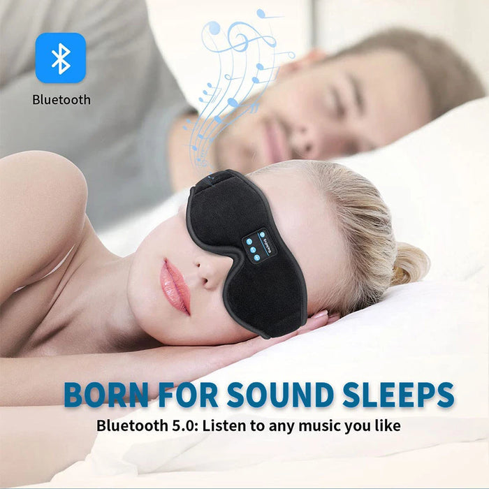 3D Eye Mask Music Play Sleeping Headphones