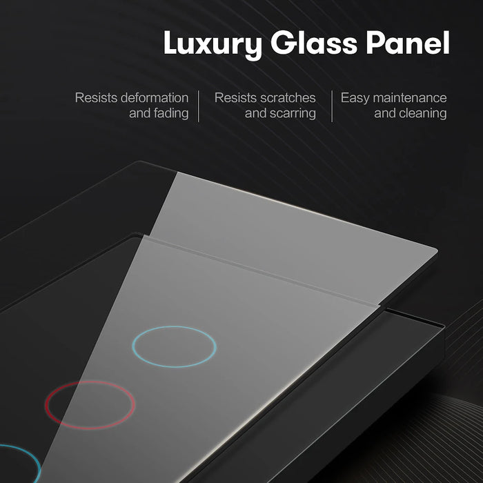 Glass Panel Touch-Sensor Smart Light Switch