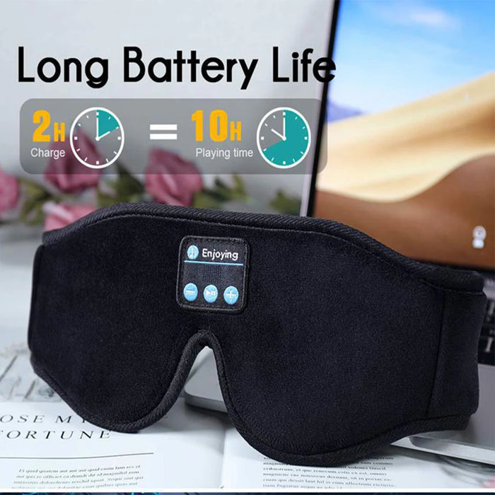 3D Eye Mask Music Play Sleeping Headphones