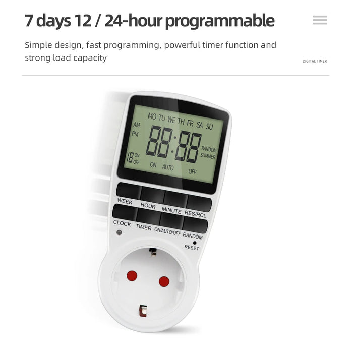 Electronic Digital Timer Switch