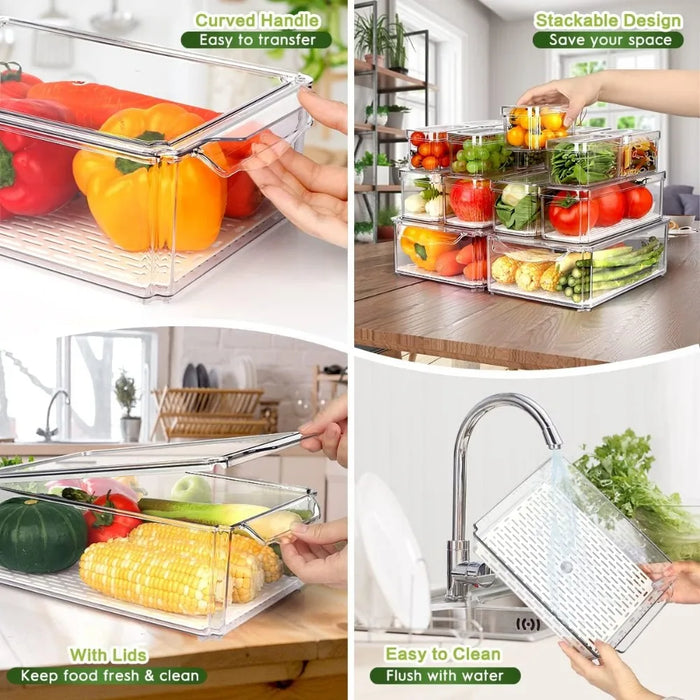 Snazzy 14 Pack Fridge Organizer