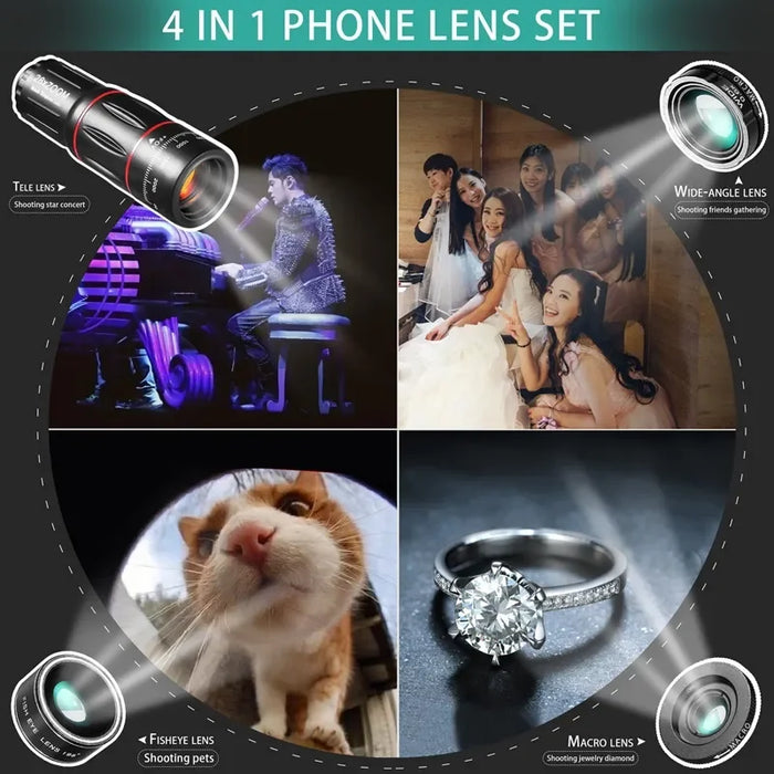 Telephoto Lens 28X HD Phone Camera Lens