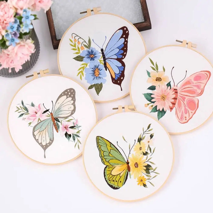 3D Butterfly Embroidery Kit Set