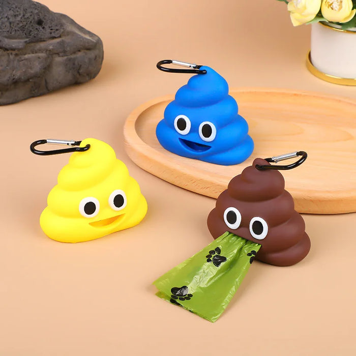 Creative Poop-Shaped Pet Waste Bag Dispenser