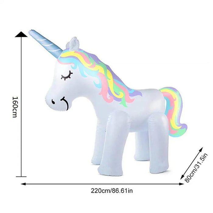 Giant Inflatable Unicorn Water Spray