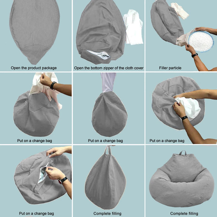 ComfyRest Bean Bag Chair Cover