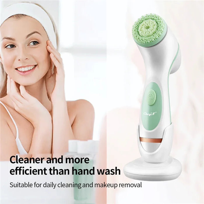 3-in-1 Electric Facial Cleansing Brush