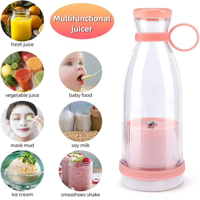 Portable Mini Electric Juicer Blender