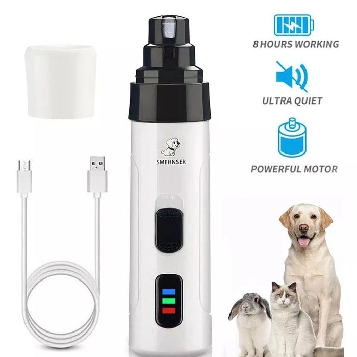 Painless USB Charging Dog Nail Grinders