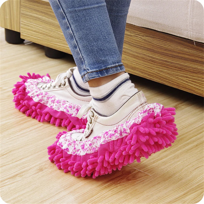 Demarkt Dust Mop Floor Cleaner Slippers Shoe