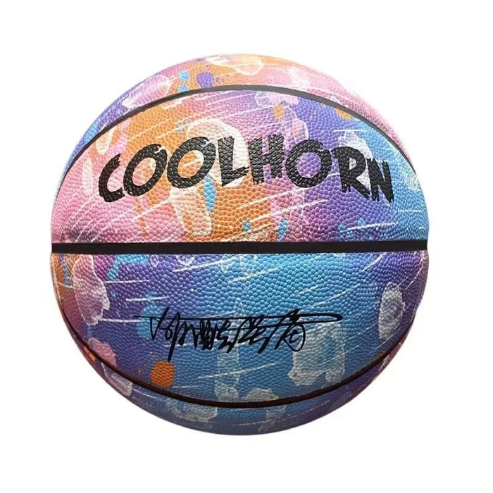 Light up Ocean Luminous Leather Basketball