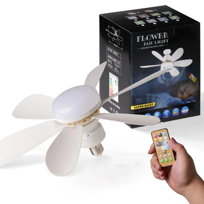 LED 30W Ceiling Fan with Light and Remote