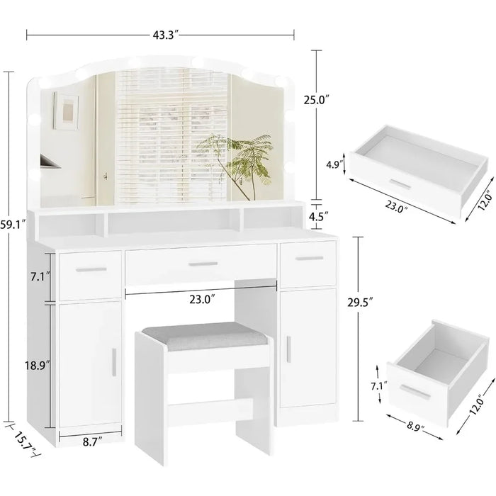 Luminara Makeup Vanity with Lights