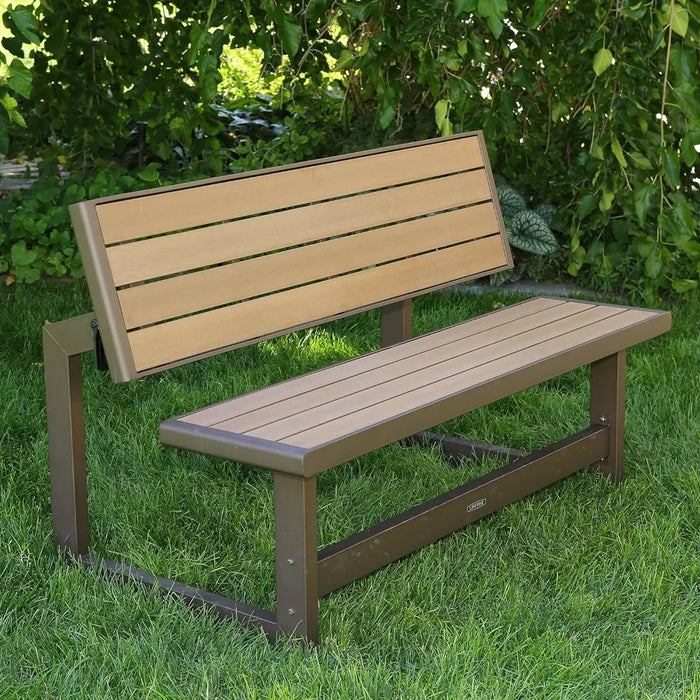 2-Seat Convertible Garden Bench/Table