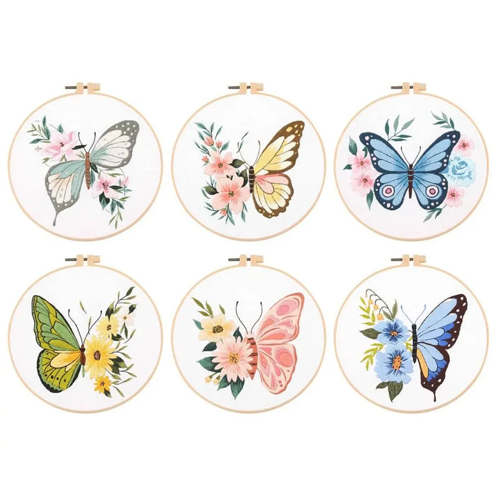 3D Butterfly Embroidery Kit Set