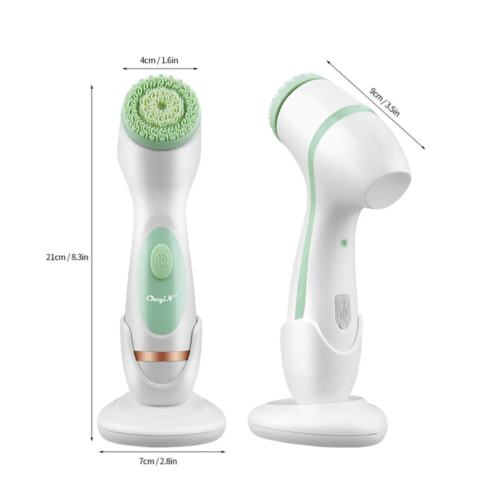 3-in-1 Electric Facial Cleansing Brush