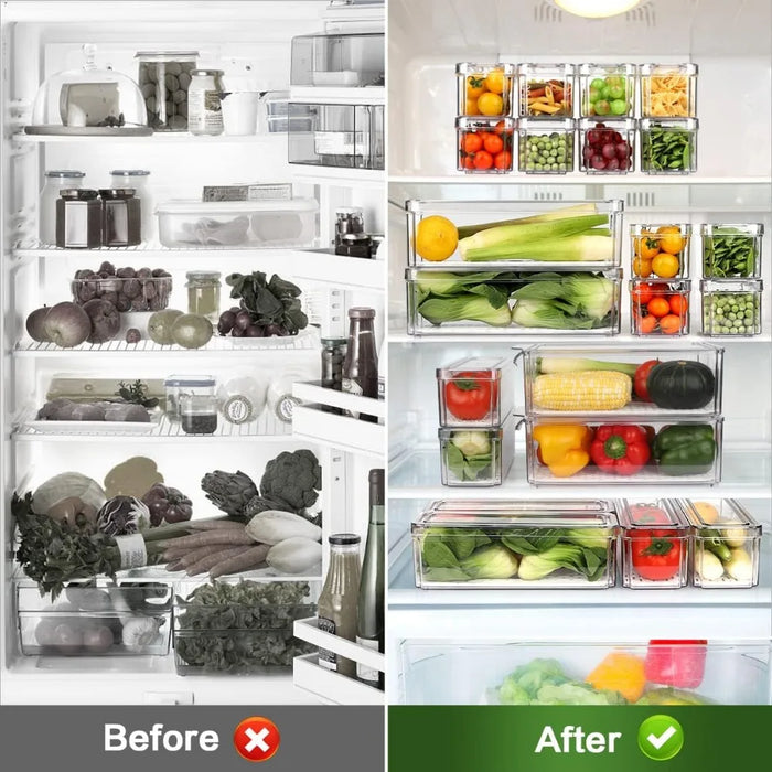 Snazzy 14 Pack Fridge Organizer