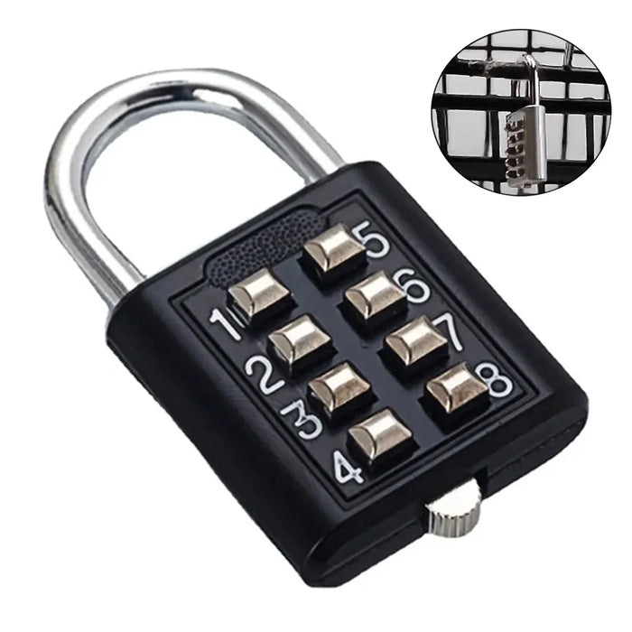 SecureGuard 8-Digit Combination Padlock