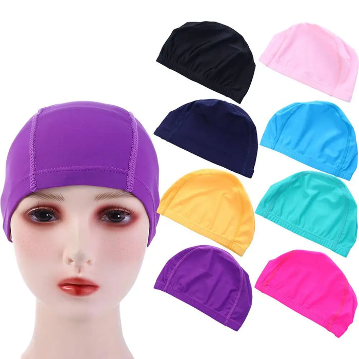 AquaFlow Long Hair Swimming Cap