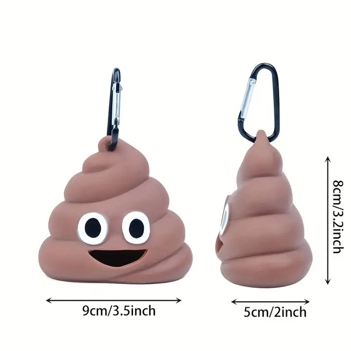 Creative Poop-Shaped Pet Waste Bag Dispenser