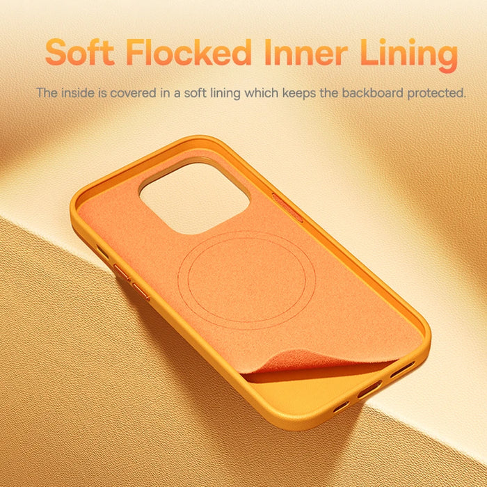 Magnetic Leather Phone Case