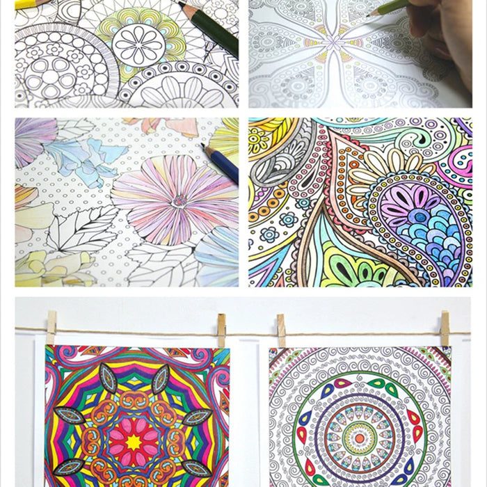 Mandalas Coloring Book ( 24 Pages )