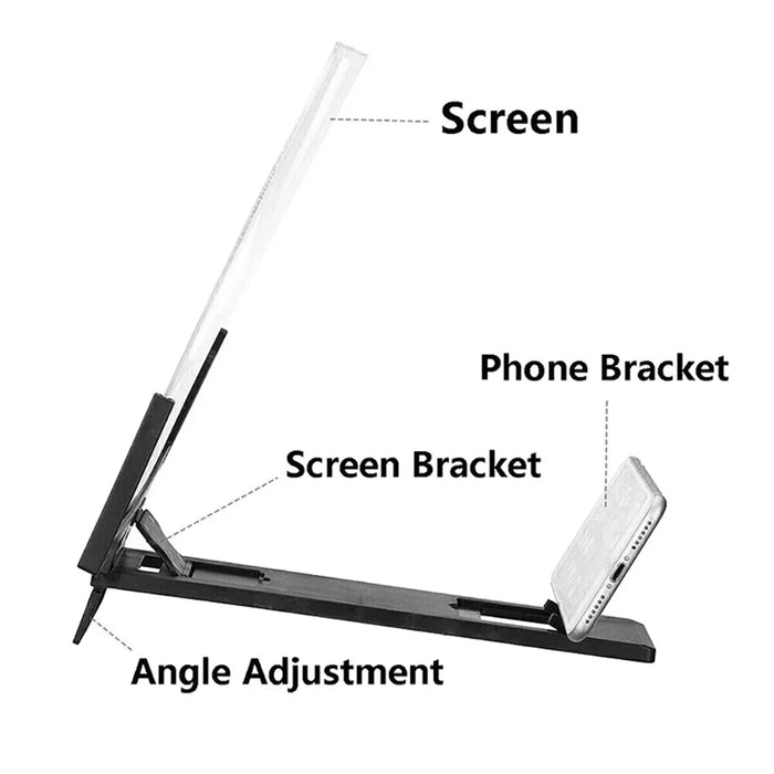 3D Magnifying Glass Stand