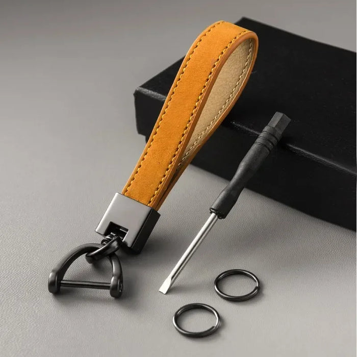 Luxury Genuine Leather Car Key Chain