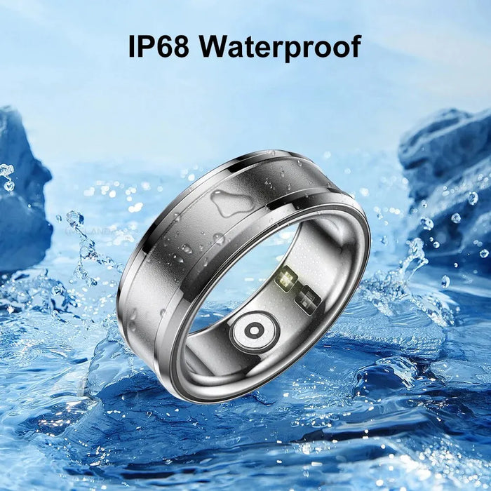 Smart Ring Heart Rate & Body Temperature Monitor