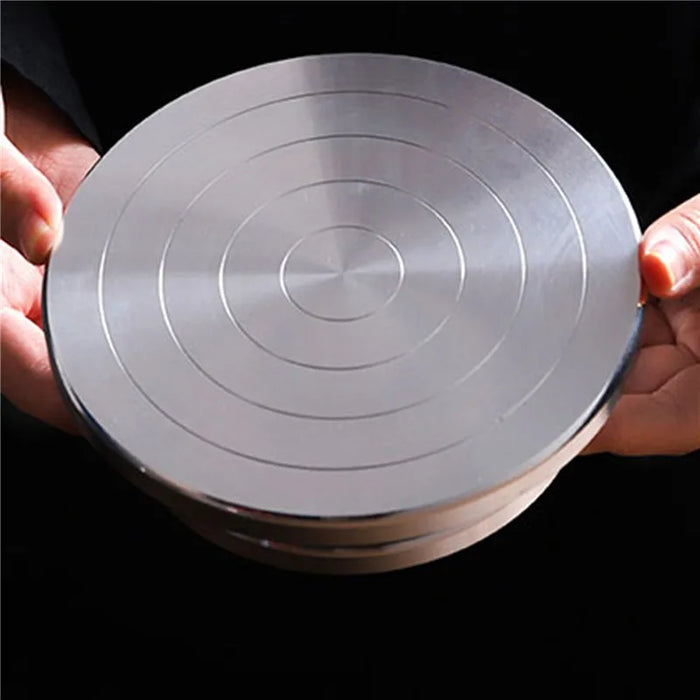 Aluminum Double-Sided Turntable for Sculpture & Crafts