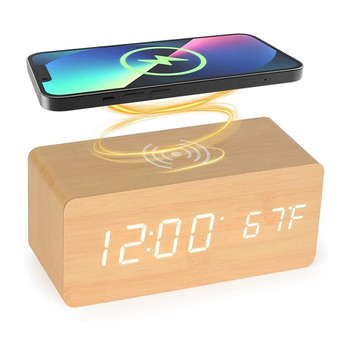 Wireless Charging Alarm Clock