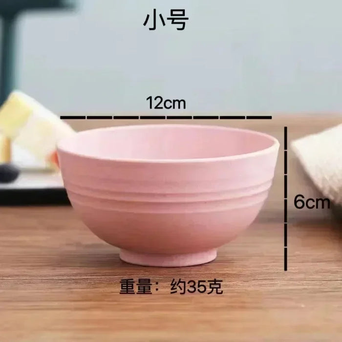 Wheat Straw Fiber Tableware Bowl