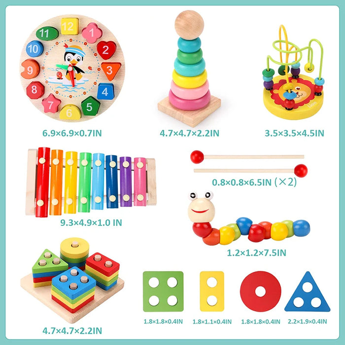 Montessori Wooden Toys set