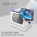 Countertop Dishwasher, 5 Washing Programs Portable Dishwasher with 5-Liter Built-In Water Tank for Glass Door