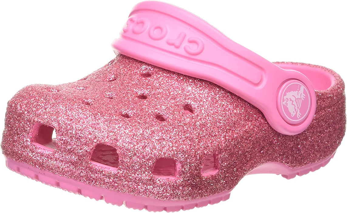 Unisex-Child Classic Glitter Clog (Little Big Kid)